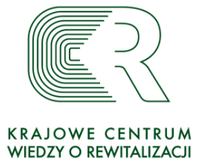 Logo Krajowego Centrum Wiedzy o Rewitalizacji