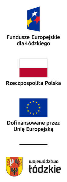 Zestawienie znaków dla Programu Regionalnego Województwa Łódzkiego wersja pionowa