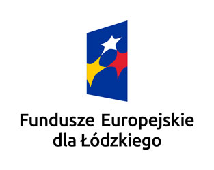 Logo Fundusze Europejskie dla Łódzkiego wersja pionowa